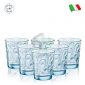 HY House - Bộ 6 ly thủy tinh NAOS màu xanh – Bormioli Rocco 530335 – 295ml