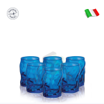 Bộ 6 ly thủy tinh SORGENTE màu xanh biển – Bormioli Rocco 340420.706 – 300ml
