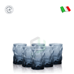 Bộ 6 ly thủy tinh SORGENTE màu xanh khói – Bormioli Rocco 340422 – 300ml