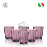 Bộ 6 ly thủy tinh PULSAR màu tím -Bormioli Rocco 360630 – 305ml