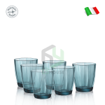 Bộ 6 ly thủy tinh PULSAR màu xanh biển -Bormioli Rocco 360600 – 305ml