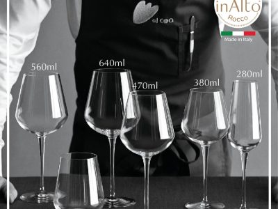 Ly rượu thủy tinh pha lê cao cấp inAlto - thương hiệu Bormioli Rocco