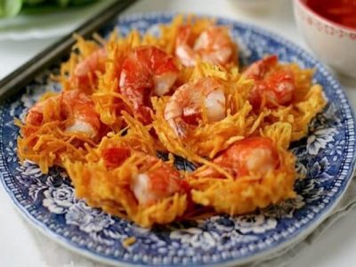 HY House - Bánh tôm chiên khoai lang