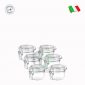 HY House - Bộ 6 hũ thủy tinh nắp cài FIDO-Bormioli Rocco-130ml-141370-6