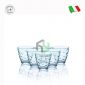 HY House - Bộ 6 ly thủy tinh xanh biển FLORA - Bormioli Rocco - 384400 - 260ml