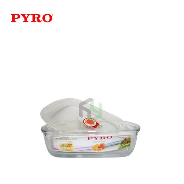 HY House - Hộp thủy tinh chịu nhiệt nắp hít PYRO - Bormioli Rocco - 16009 - 400ml