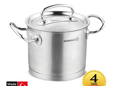 Nồi ống inox cao cấp Korkmaz Proline 9L nắp inox- HYA1166