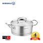 Nồi inox cao cấp thân thấp Korkmaz Proline 4.5L nắp inox- HYA1170