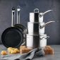 Quánh inox cao cấp Korkmaz Proline 2 lít có nắp - HYA1157